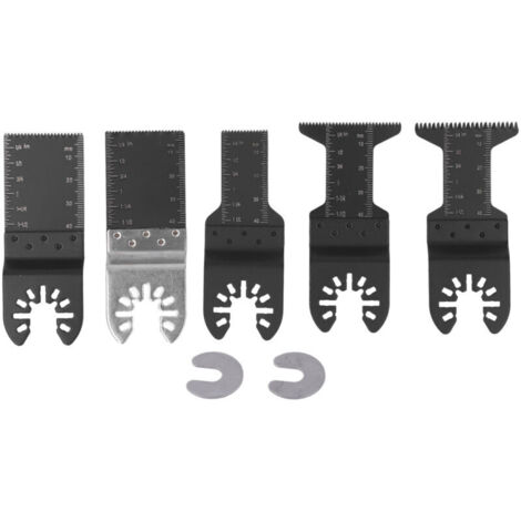 Jeffergarden Kit d'accessoires universels pour lames de scie oscillantes à démontage rapide, 23 pièces, pour la coupe du bois et du métal (1/5)