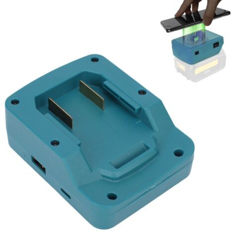 Jeffergarden Chargeur batterie et adaptateur sans fil - Compatible PARKSIDE X20V TEAM PAP20A1 etc. - Ports Type C et USB DC (1/5)