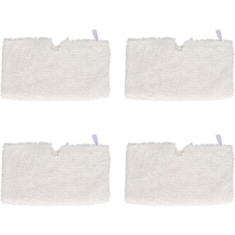 Jeffergarden Tampons de vadrouille en microfibre de remplacement, 4 pièces, pour Shark S3901 S3500 S3501 (1/5)
