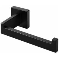 Porte Papier Toilette Noir, Acier INOX Porte Rouleau Support Papier Toilette pour Salle De Bain et Cuisine