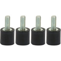 Jeffergarden 4pcs supports anti-vibration caoutchouc silentbloc M3 M5 M6 boulons bateau voiture (VD88 M38)