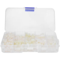 Jeffergarden 300 vis à entretoise en nylon F M M3 pour usages multiples (blanc)