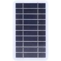 Jeffergarden 2W 5V 5V Panneau polycristallin Silicon Panneau solaire Chargeur de batterie Outdoor Alimentation mobile pour le chargement du téléphone