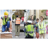 Jeffergarden Gilet de sécurité réfléchissant haute visibilité, multipoches, vêtement de travail, sécurité, vêtements de travail, jour et nuit, pour moto et vélo.