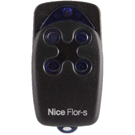 Andyou – Télécommande NICE FLO4R-S – Émetteur mural 433.92 MHz – Programmation directe dans récepteur – Compatible motorisations