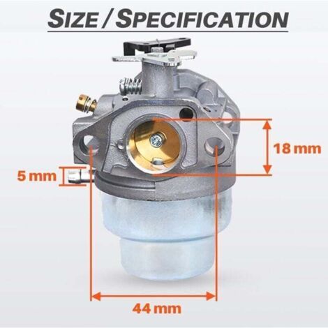 Carburateur pour Honda GCV160 GCV135 GC160 GC135 GCV160-OHC Moteur et Tondeuse, Bougie, Filtre à Air (1/3)
