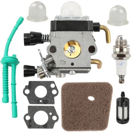 Carburateur Avec Filtre A Air Joint De Conduite De Carburant Kit De Bougie D'Allumage Pour Stihl Fs38 Fs45 Fs46 Fs55 Km55 Fs85 - MSBD