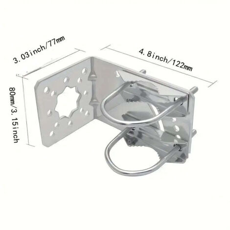 Collier De Serrage Pour Mât Antenne Starlink - Support Robuste En Acier Inoxydable Pour Toit Et Rail