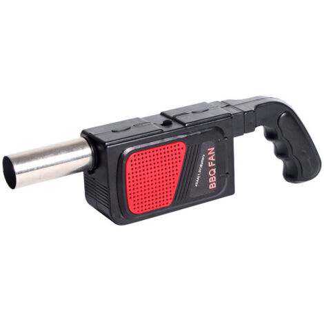 Souffleur De Barbecue, Portable Ventilateur De Barbecue Manuel De Poche Électrique Souffleur D'air Pour Bbq Feu Soufflet Outil De Pique-Nique En Plein Air Camping Randonnée Cuisinière(Sans Ba (1/5)