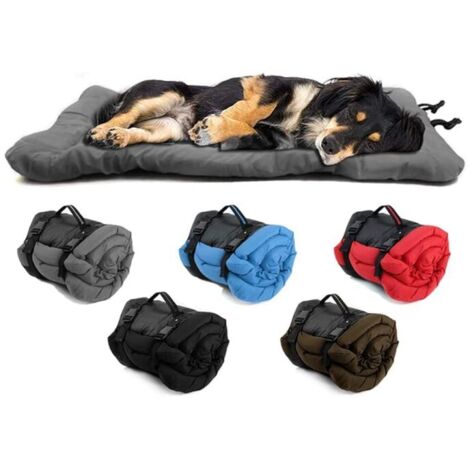 Gris 90x60 cm lit pour Chien imperméable et Pliable, Facile à Nettoyer, Tapis pour Chien en Tissu Oxford Durable, adapté aux canapés, aux caisses, etc. Convient à Un Usage extérieur (1/5)