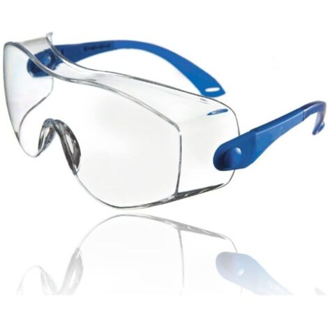 Surlunettes de Protection 1 paire de lunettes de sécurité réglables Pour l'agriculture, l'industrie et le laboratoire (1/5)