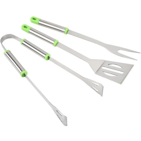 1 Jeu Outils De Barbecue Pince à Barbecue Portable Gril Ustensiles De Barbecue Fourchettes à Barbecue Un Barbecue Multifonction Acier Inoxydable Ensemble De 3 Pièces (1/5)