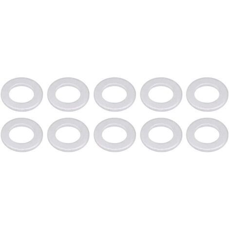 Rondelle d'écrasement de bouchon de vidange d'huile, remplacement de rondelles plates en aluminium, joints de bouchon de vidange d'huile moteur, OEM 94109-14000 (10 pièces) (1/5)