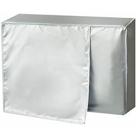 Housse pour pompe de piscine, Climatiseur Exterieur Plus épaisse Couverture Imperméable de Climatiseur de Couverture pour Unités Extérieures 75X26X57cm Fontainebleau (1/5)