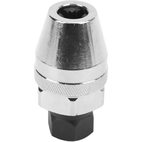 Extracteur de Boulons Cassés Extracteur 3/8 Po Cassés Universel en Alliage D'acier pour Goujons Arrondis de 1/4 Po à 1/2 Po (1/5)
