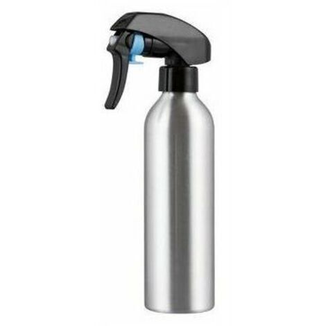 Vaporisateur Vide – pulvérisateur remplissable en Aluminium pour la Maison et Le Jardin – idéal comme Vaporisateur Plantes – métal brossé/Noir,Fontainebleau (1/5)