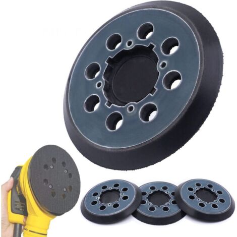 Lot de 4 tampons de ponçage de rechange à crochet et boucle à 8 trous de 5 pouces pour DeWalt DWE64233 et N329079 Compatible avec DWE6423/6423K (1/5)