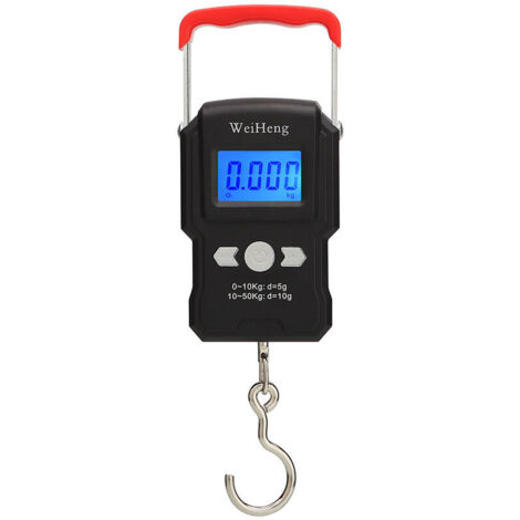 Balance A Crochet Suspendue, Double Precision, Retroeclairage De L'Ecran Lcd, 50Kg / 5G (1/5)