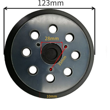 Plateau de Ponçage 125mm Disques de Ponçage à 8 Trous patin Ponceuse (1/5)