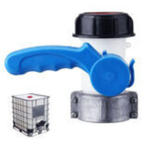 Adaptateur de réservoir d'eau IBC D40 62MM,IBC Robinet de vidange Universel pour réservoir d'eau,raccord de Tuyau d'eau,Adaptateur de Sortie (1/5)
