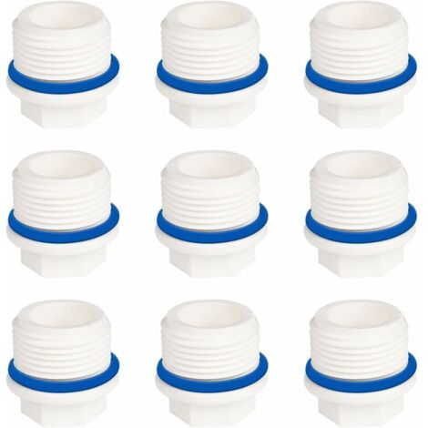 Bouchon Plomberie Male 200 Pièces Bouchon D'Obturation Male Bouchon D'Étanchéité Pour Tuyau Bouchon Robinet Hexagonal Bouchon Hexagonal En Plastique Bouchon Male Plomberie (1/5)