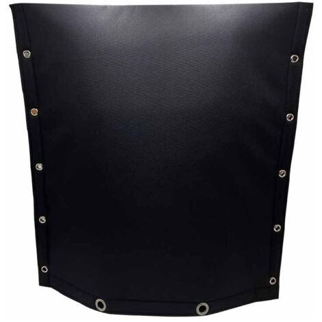 43x52 cm,noir，Tuyau D'Isolation En Plein Air Insulation Wrap Chaussettes Pour L'Hiver Snowbib Robinet Anti-Refoulement Couverture Robinet Isolation Pour L'Extérieur À L'Extérieur Du Robinet