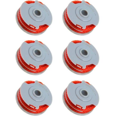6 bobines de rechange pour débroussailleuses 1.5 mm (1/5)