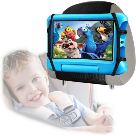 Support universel de tablette de voiture pour enfants,Accessoires de voyage,Support réglable de voiture pour écrans de 7 à 10.5 pouces,Kindle/Fire HD/autres