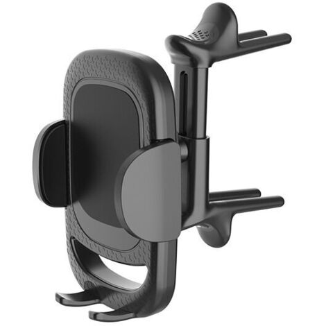 Support Telephone Voiture,Porte Telephone Ronde Voiture à Grille d'aération Facile Installer Stable Rotation 360° (1/5)
