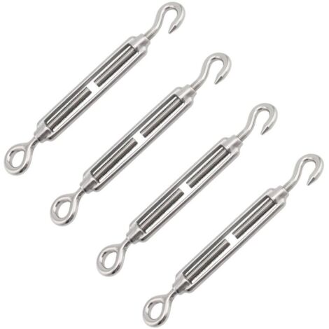 Tendeur De Cable, Ridoir M4, Tendeur Cable Inox, 4 PcsTendeur Cable Acier, Cable Tendeur, Tendeur Cable, Tendeur Inox, Tendeur Acier, Tendeur Vis, élingue Inox, Cable Avec Tendeur, Tendeur Fil (1/5)