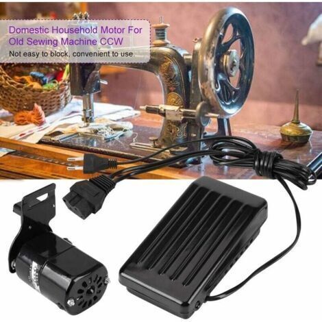 Moteur de machine à coudre 180W avec pédale universelle (prise standard européenne 220V).