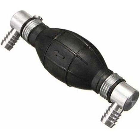 Pompe à carburant manuelle de 10 mm avec poire d'amorçage, pompe à essence marine en ligne en alliage, type universel, convient à l'essence, à l'huile moteur et à l'eau. (1/4)
