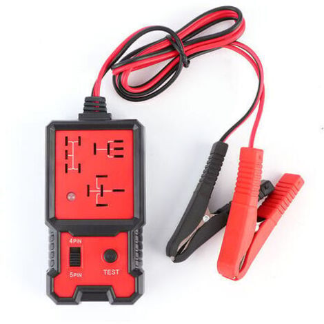 Testeur de relais électronique 12 V, outil de diagnostic professionnel pour batteries automobiles (1/4)