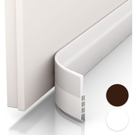 Bas de porte coupe-vent et joint de porte - Bas de porte isolé neuf (installation rapide), idéal pour l'isolation thermique. (1/4)