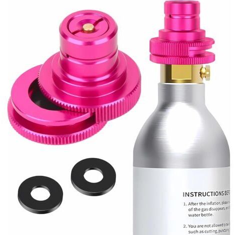 Adaptateur rapide pour machines à eau pétillante SodaStream Duo/Terra/Art et cylindres de CO2 avec filetage externe TR21-4.