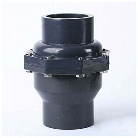Clapet anti-retour, vanne d'arrêt en PVC, diamètre intérieur 50 mm, DN40 (diamètre intérieur 50 mm)