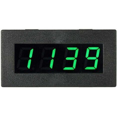 Tachymètre numérique haute précision avec mode de mesure de vitesse, équipé d'un écran vert de 0,56 pouce et d'un affichage LED bicolore noir et vert. (1/4)
