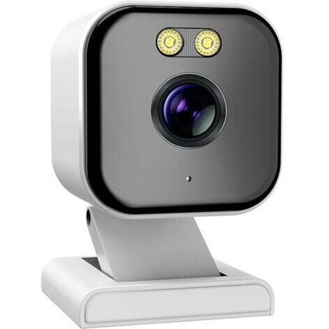 Caméra de sécurité intérieure, application mobile, Wi-Fi 2,4 GHz pour les bébés et les personnes âgées, audio bidirectionnel avec détecteur de mouvement et vision nocturne. (1/4)