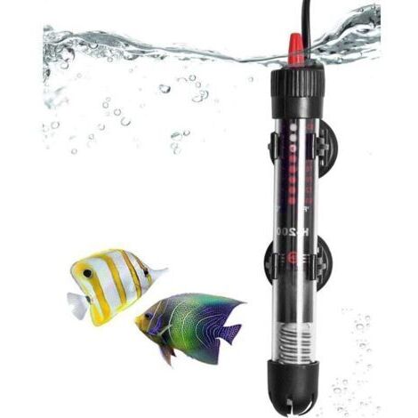 Chauffage d'aquarium réglable, 30 litres, 25 watts, avec thermostat, plage de température 20-34 degrés Celsius, convient aux aquariums et aux bassins. (1/4)