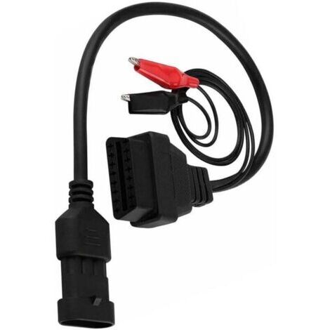 Câble de diagnostic, adaptateur OBD2 3 broches vers 16 broches, connecteur de diagnostic automobile, rallonge pour adaptateur OBD2, compatible avec les câbles de scanner (1/4)