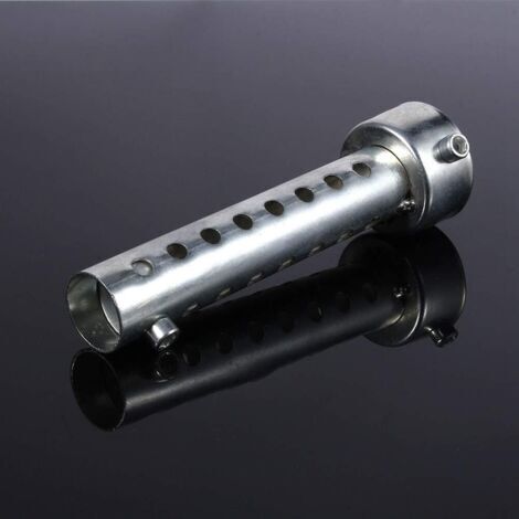 Silencieux d'échappement universel pour moto, conduit, chicane, insert argenté (42 mm), réducteur de bruit pour moto