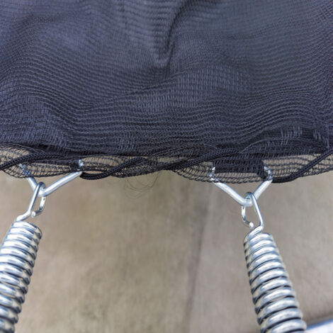 Filet de sécurité pour trampoline de 366 cm – Résistant aux UV – Maille haute densité – Fermeture éclair de sécurité