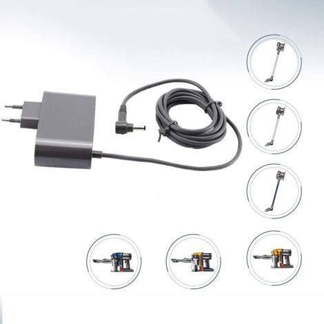 Chargeur de remplacement 30,45 V 1,1 A pour aspirateurs Dyson V10, V11, SV12 Animal, V10 Absolute Motorhead et V10 Total Clean. (1/4)