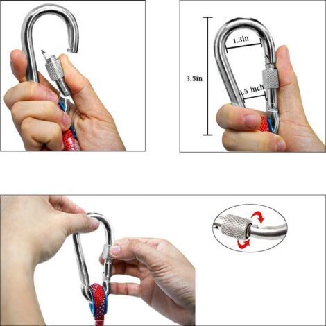 Corde d'escalade statique de 20 mètres – diamètre de 10 mm – fibre de polyester haute résistance – résistance à la traction de 15 kN – pour l'escalade et le sauvetage. (1/4)