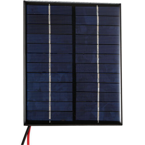 Panneau solaire 2W 12V avec pince, silicium polycristallin, à monter soi-même, Imphemporsh, portable, camping, compatible avec les lampes de jardin, Leature Street (1/3)