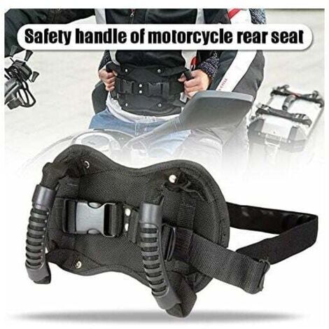 Ceintures de sécurité pour motos et scooters, barres de maintien réglables pour enfants, siège passager avant.
