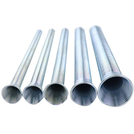 Ressort de cintrage de tubes en 5 parties – acier allié galvanisé – convient aux tubes en cuivre et en aluminium – flexible et difficilement déformable