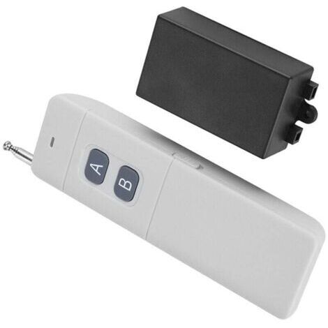 Émetteur/récepteur RF à deux canaux, télécommande sans fil 12 V CC, portée de 3 km, système de commutation (1/3)