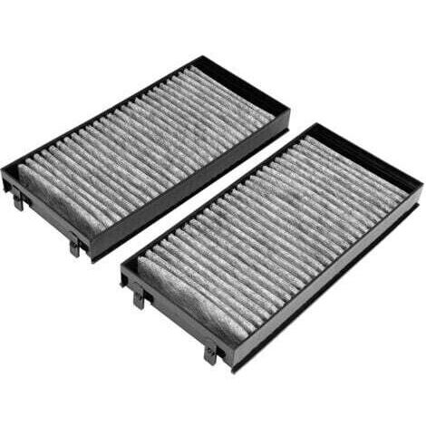 Lot de 2 filtres à pollen/habitacle, compatibles avec BMW X5 E70 et X6 E71 - 64316945586 - Anti-poussière et hypoallergéniques - Haute qualité