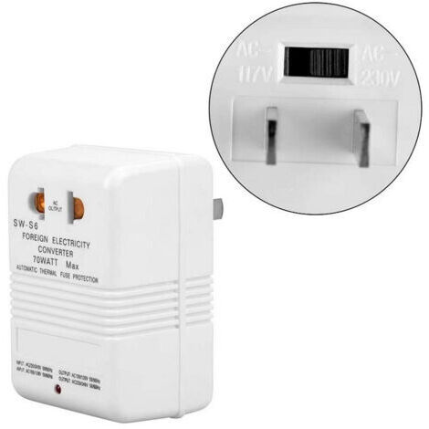 Convertisseur/onduleur 70 W 110 V/120 V vers 220 V/240 V